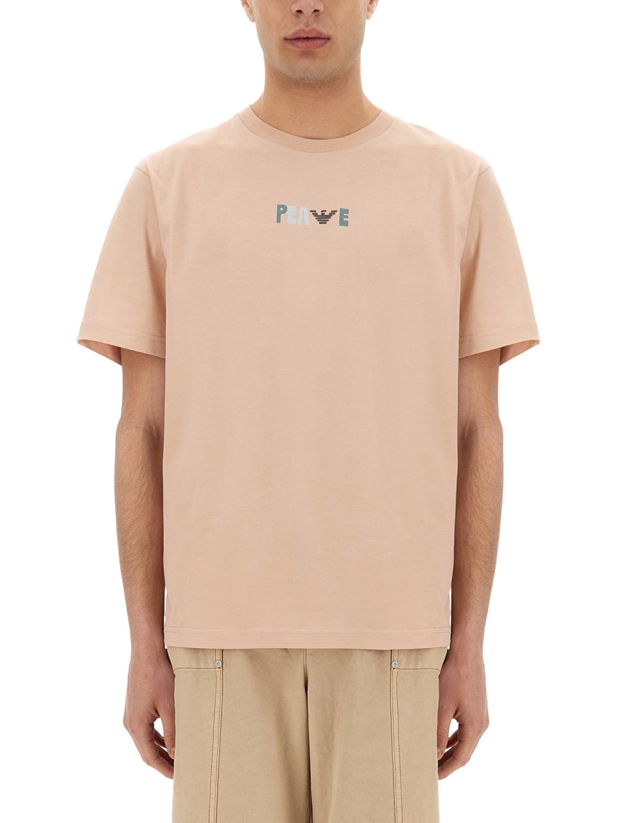 져지 티셔츠 위드 맥시 프린트 CAPSULE PEACE ASV