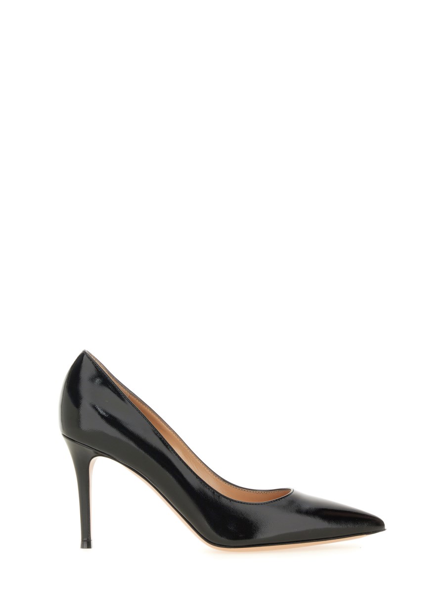 GIANVITO 85 레더 펌프스
