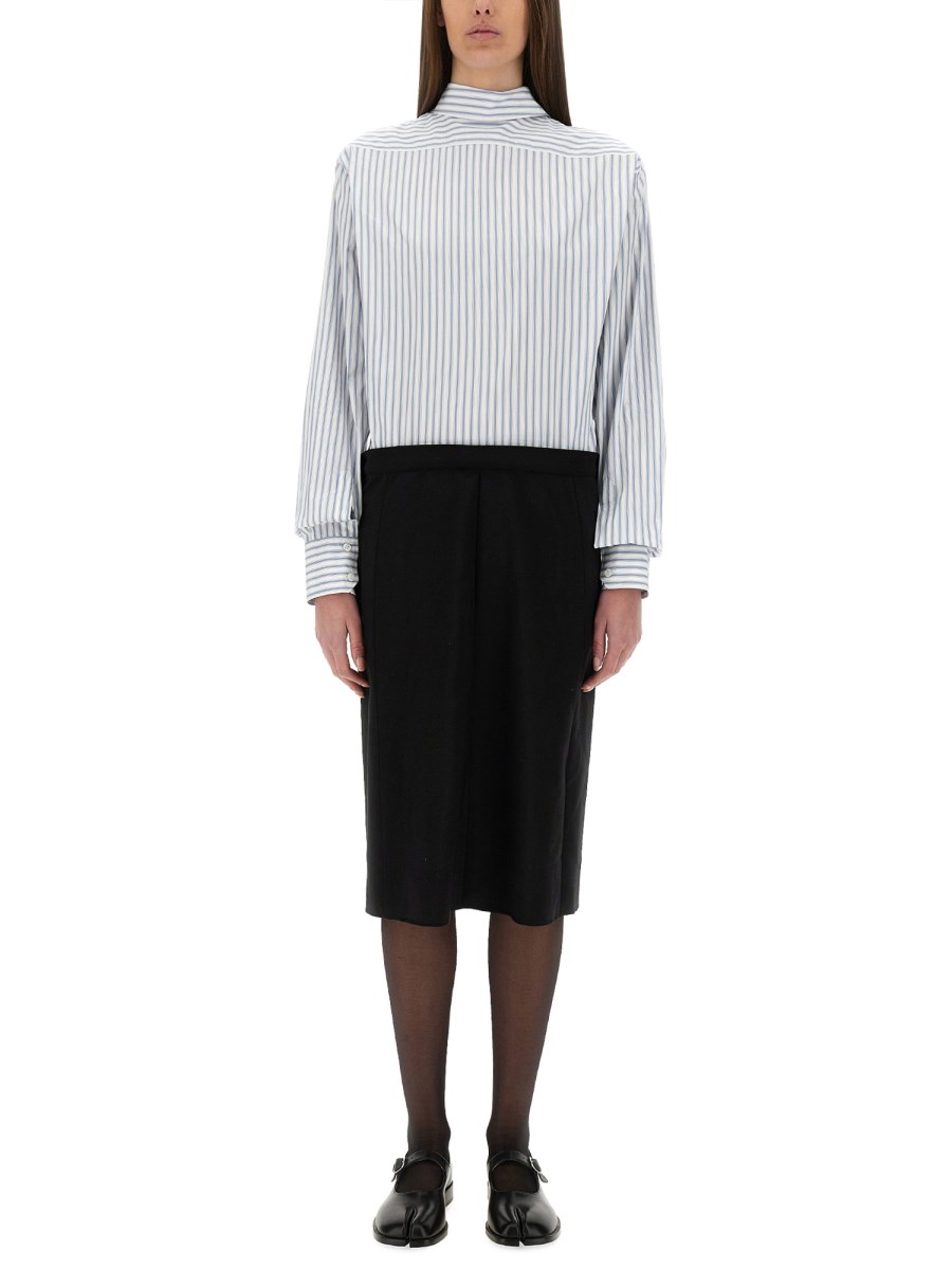 INVERTED 스트라이프 DRESSSHIRT