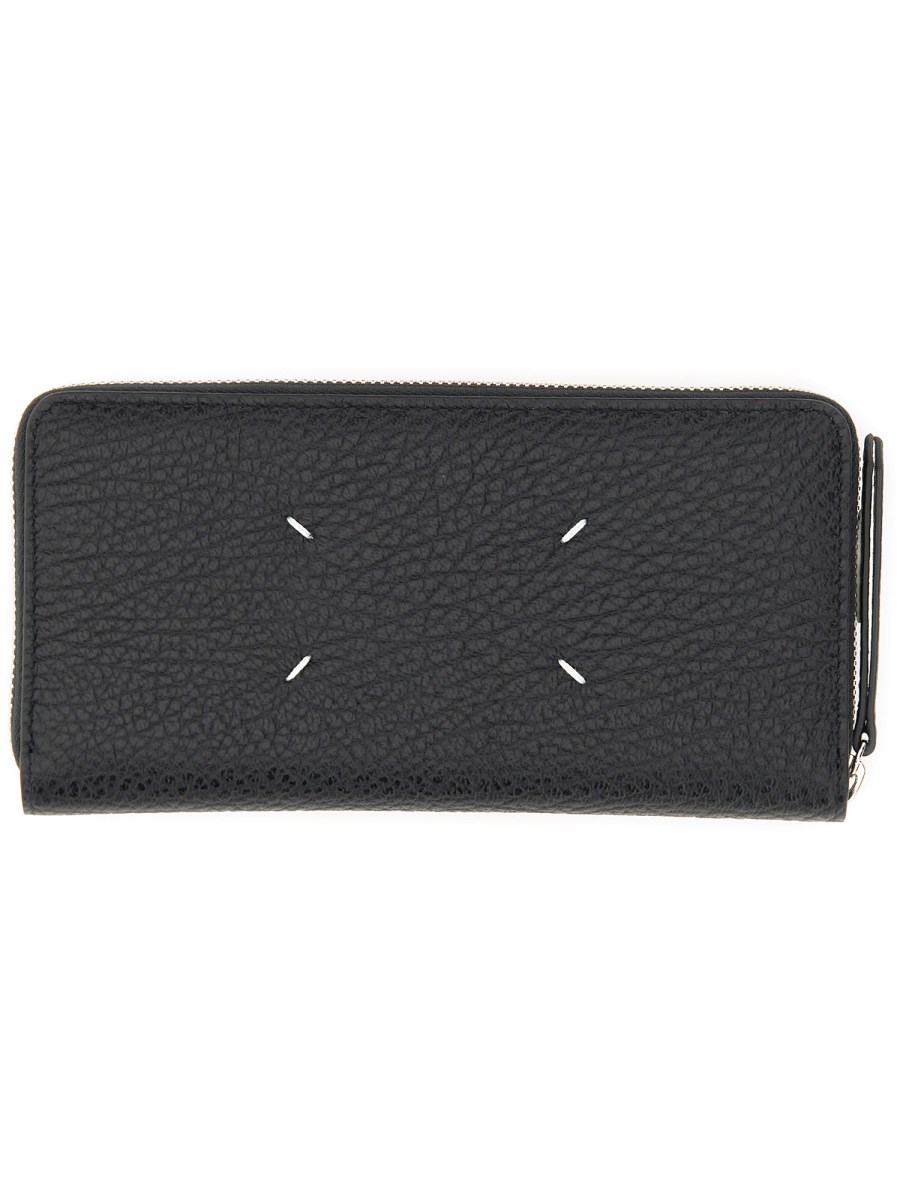 PORTAFOGLIO IN PELLE CON ZIP 