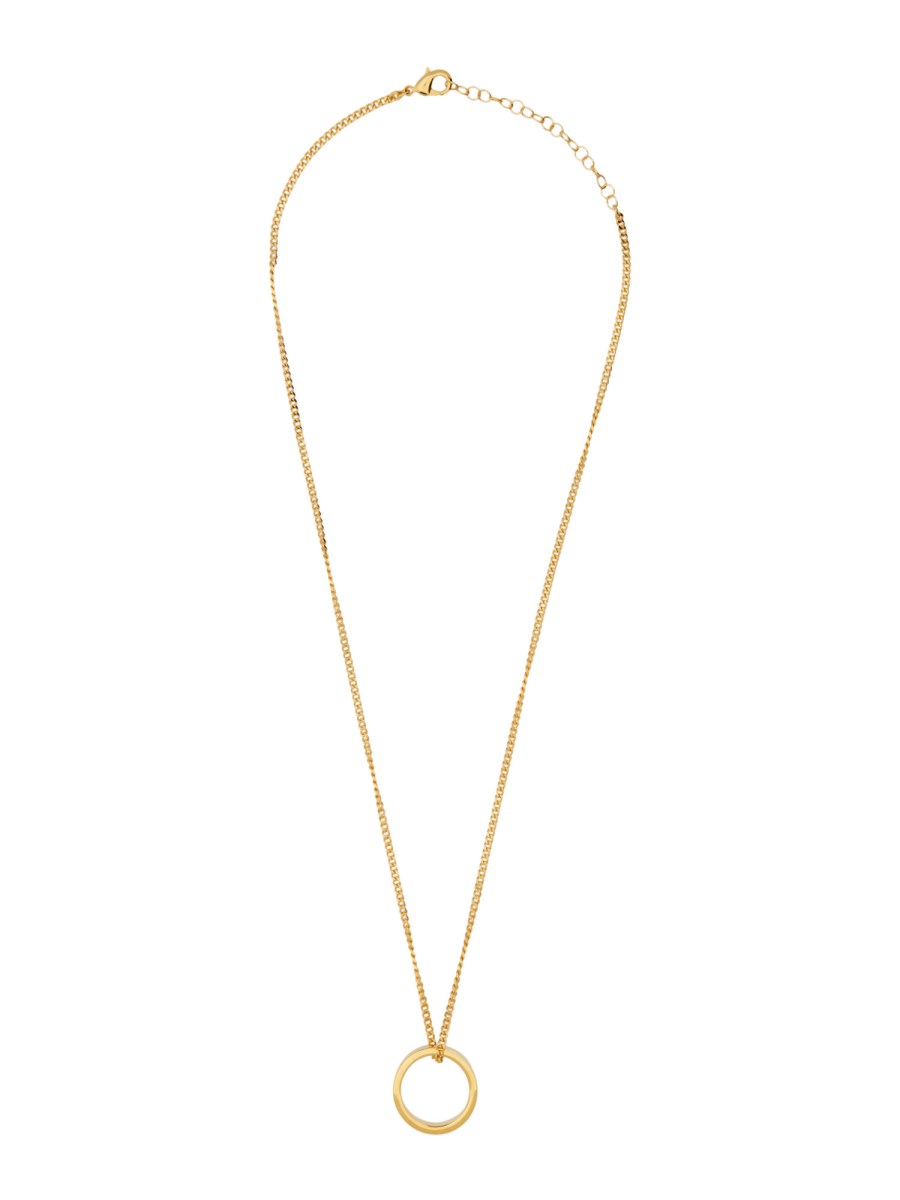 COLLANA IN OTTONE CON 로고 
