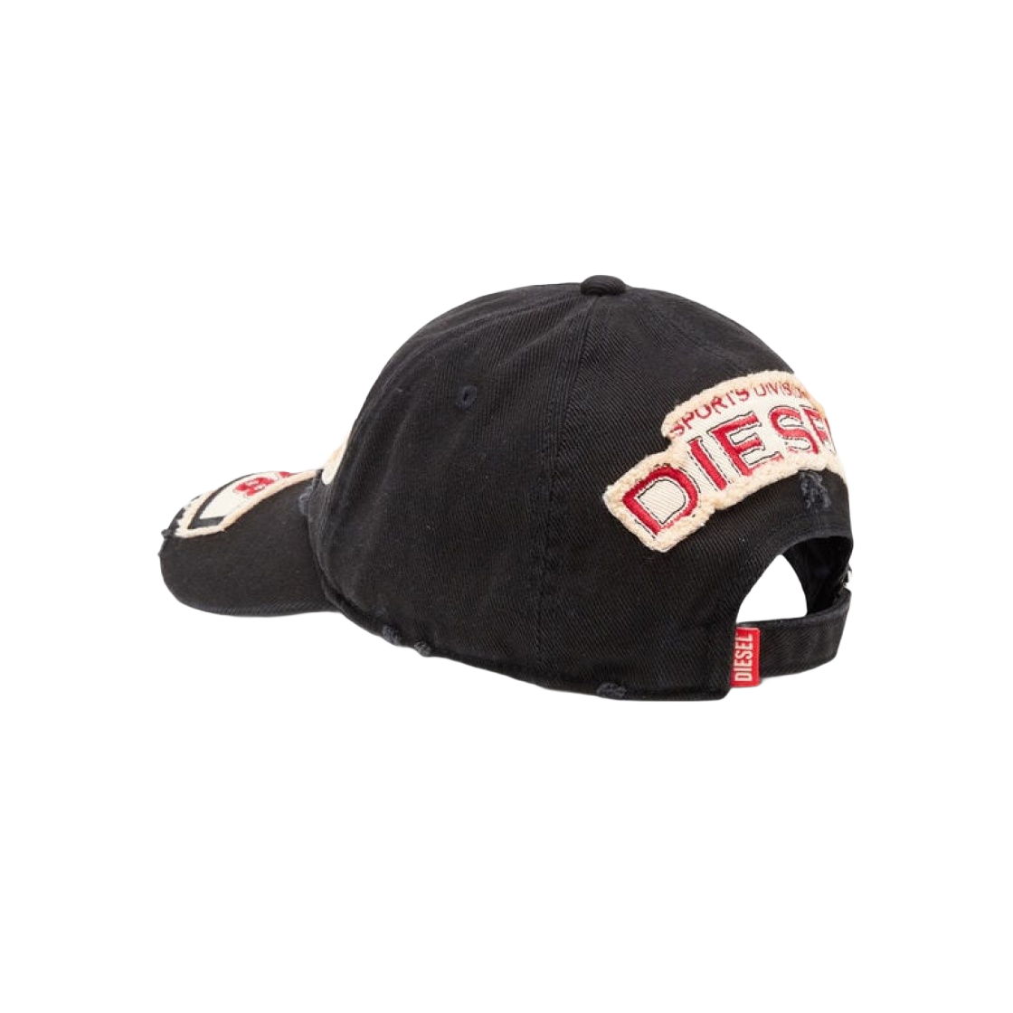 디젤 C-브래프 자수 패치 베이스볼 캡 블랙